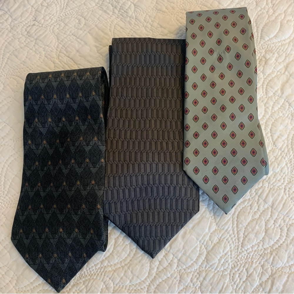 Silk tie bundle set of 2